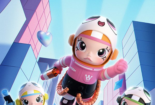 POPMART 泡泡瑪特【POPMART 泡泡瑪特】MEGA SPACE MOLLY 400%+100% 飛天小女警-花花 公仔 手辦：圖片 2