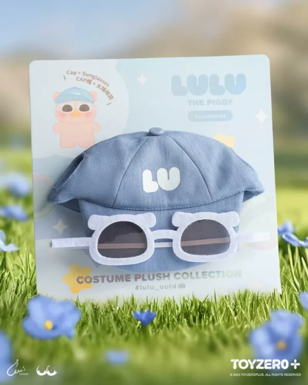 罐頭豬LuLu OOTD系列 - 玩偶裝飾 (Cap帽 + 太陽眼鏡)：圖片 5