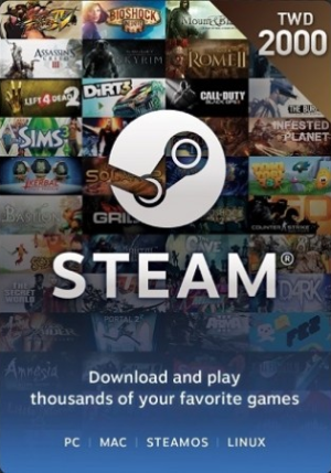 [台灣]Steam  2000 元