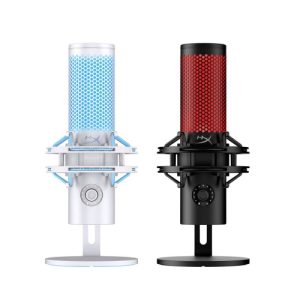 HyperX QuadCast 2 USB直立式電競麥克風 黑色灰白色